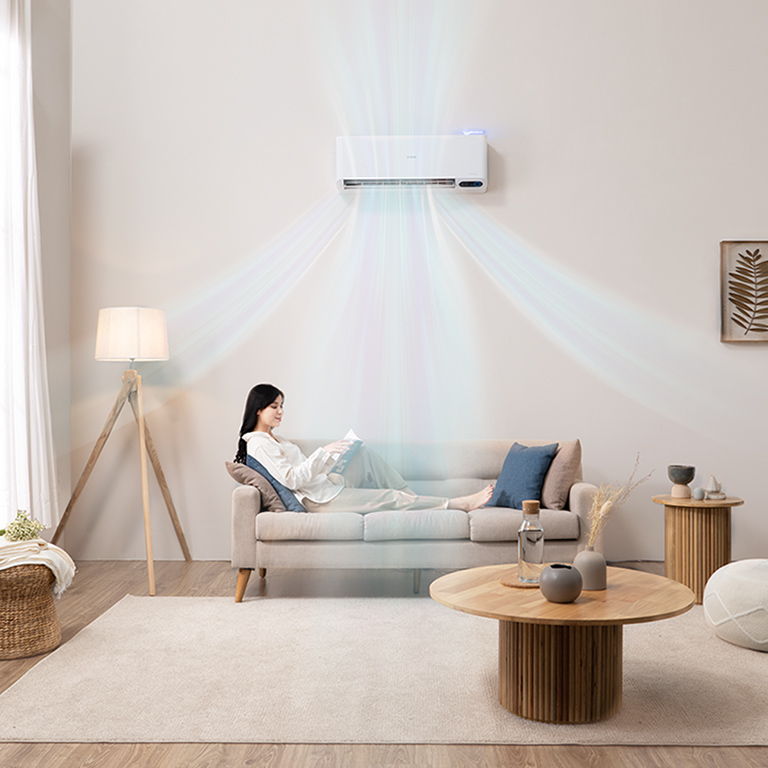 Coway air conditioner 4-way auto swing airflow
