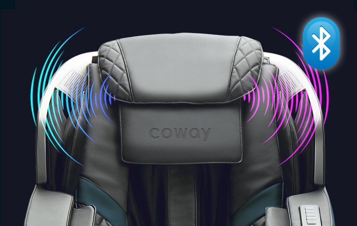 Bluetooth speaker on the massage chair