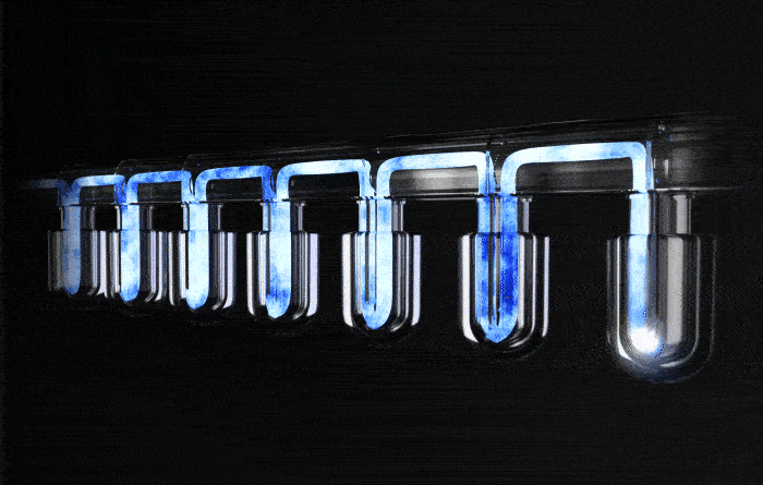 Coway Ais ice-making technology producing crystal-clear bullet ice