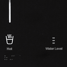 One touch water extraction on the Coway Core Plus