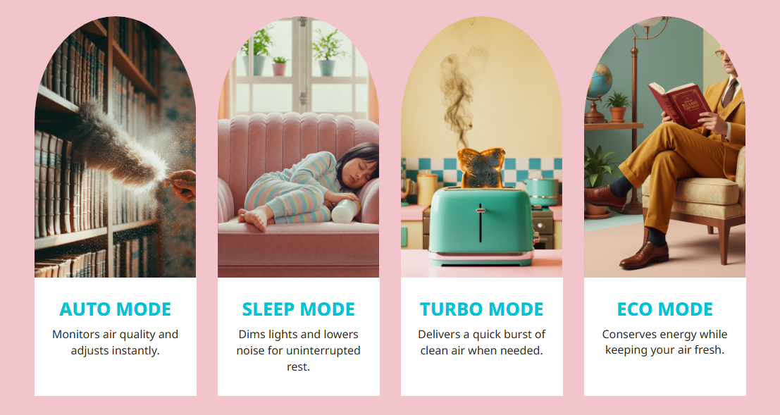 Coway Studio sensing the surrounding air quality