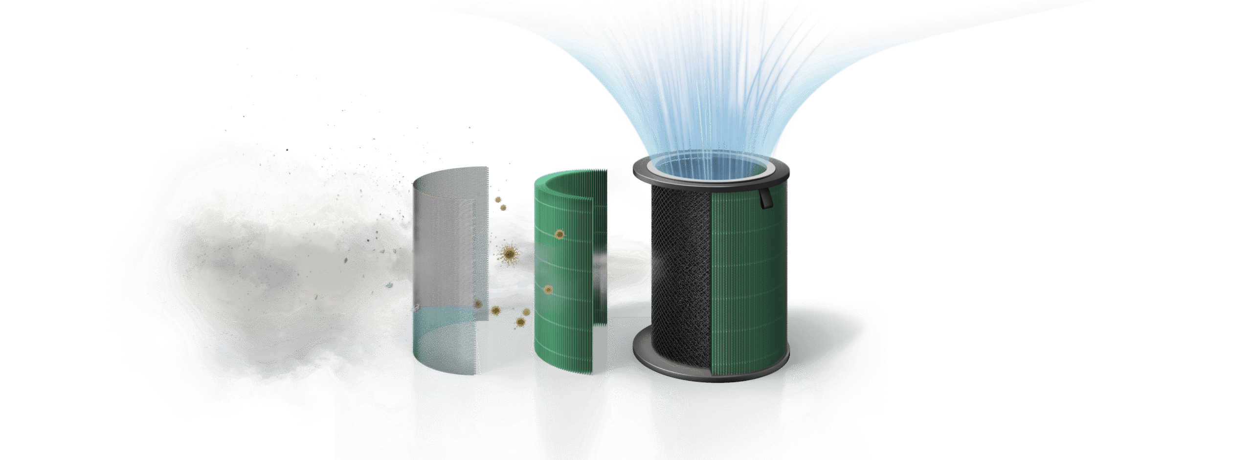 Coway air filter cartridge for the Studio
