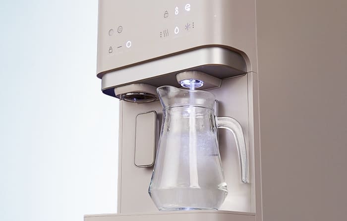 Continuous water flow from the Coway Lucy Plus