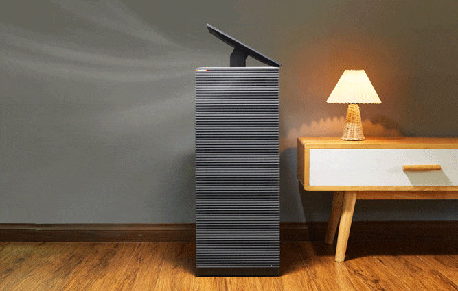 Coway Noble smart mode adjusting airflow and brightness