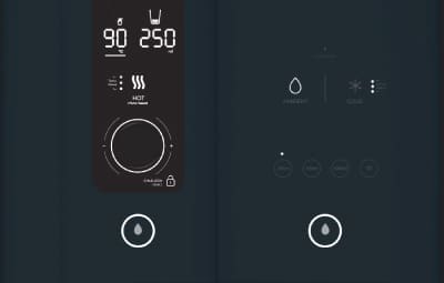 Coway Ombak panel dimmed in night-time power saving mode