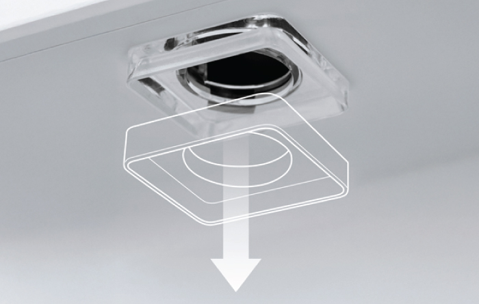Detachable faucet on the Coway Villaem III