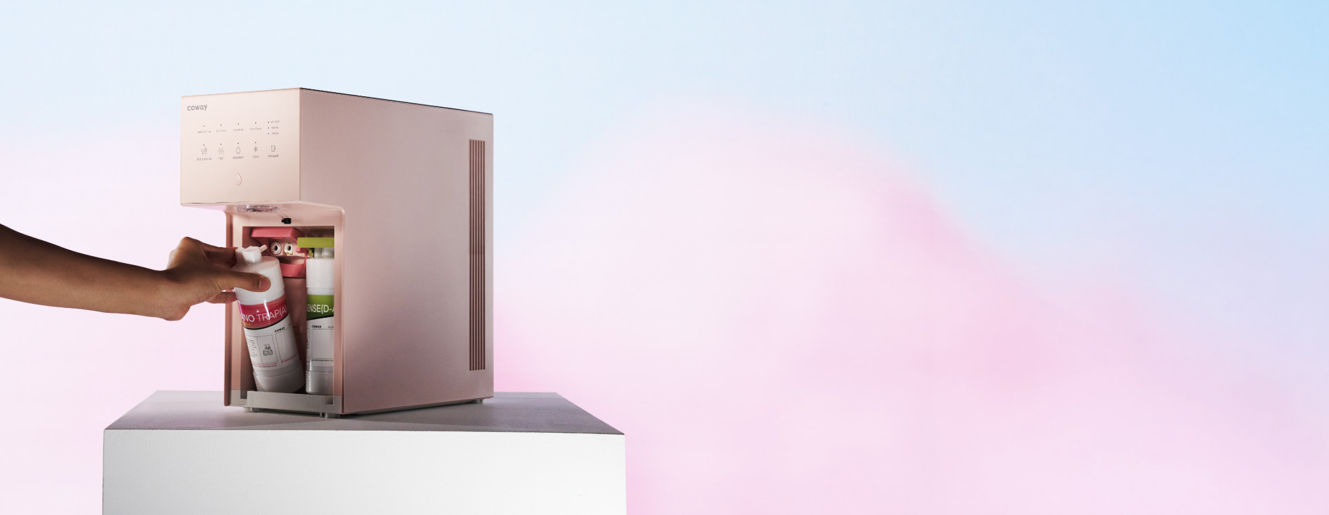 Coway NeoN filter delivery box for self-service