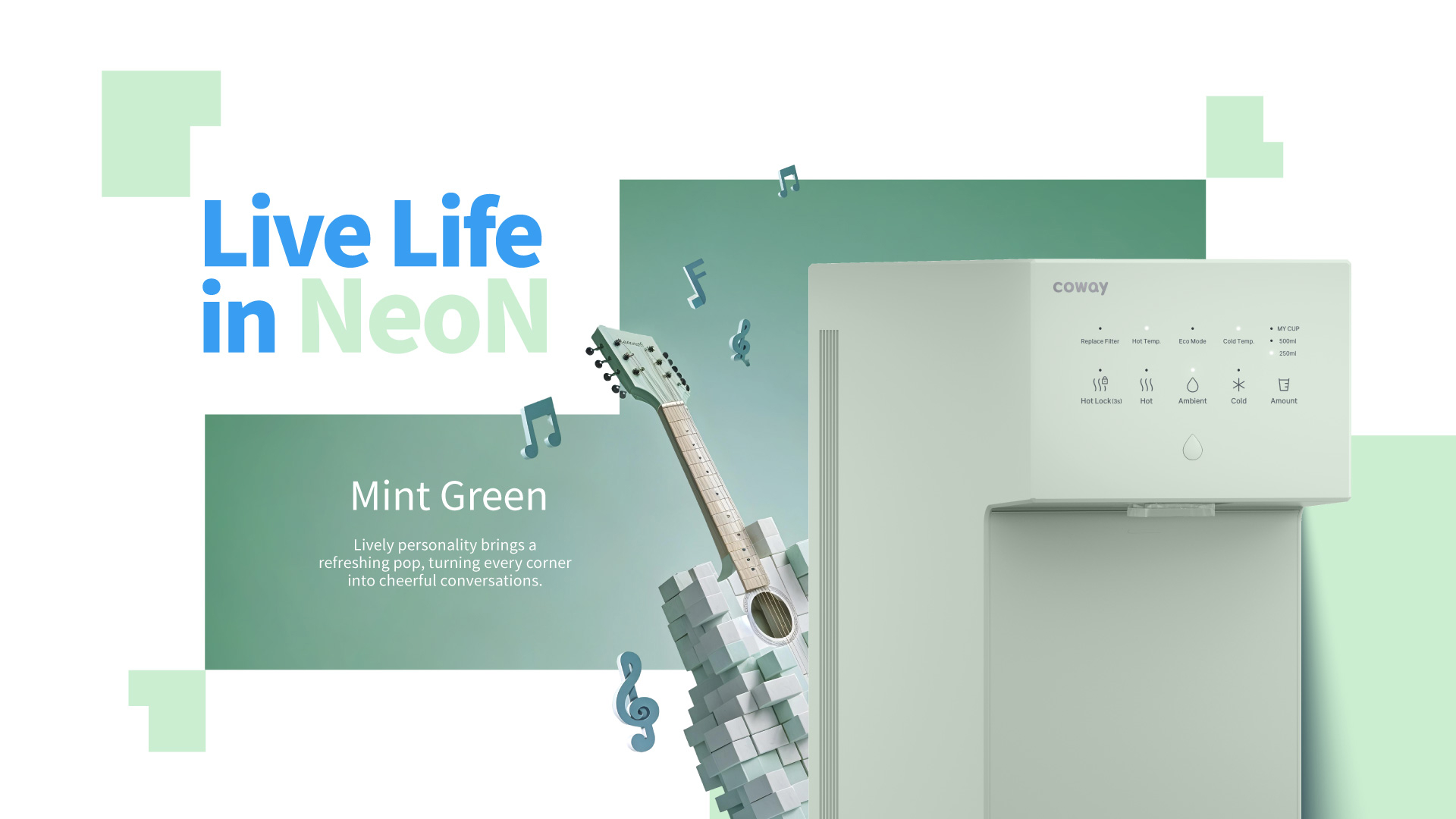 Live Life in NeoN, Mint Green