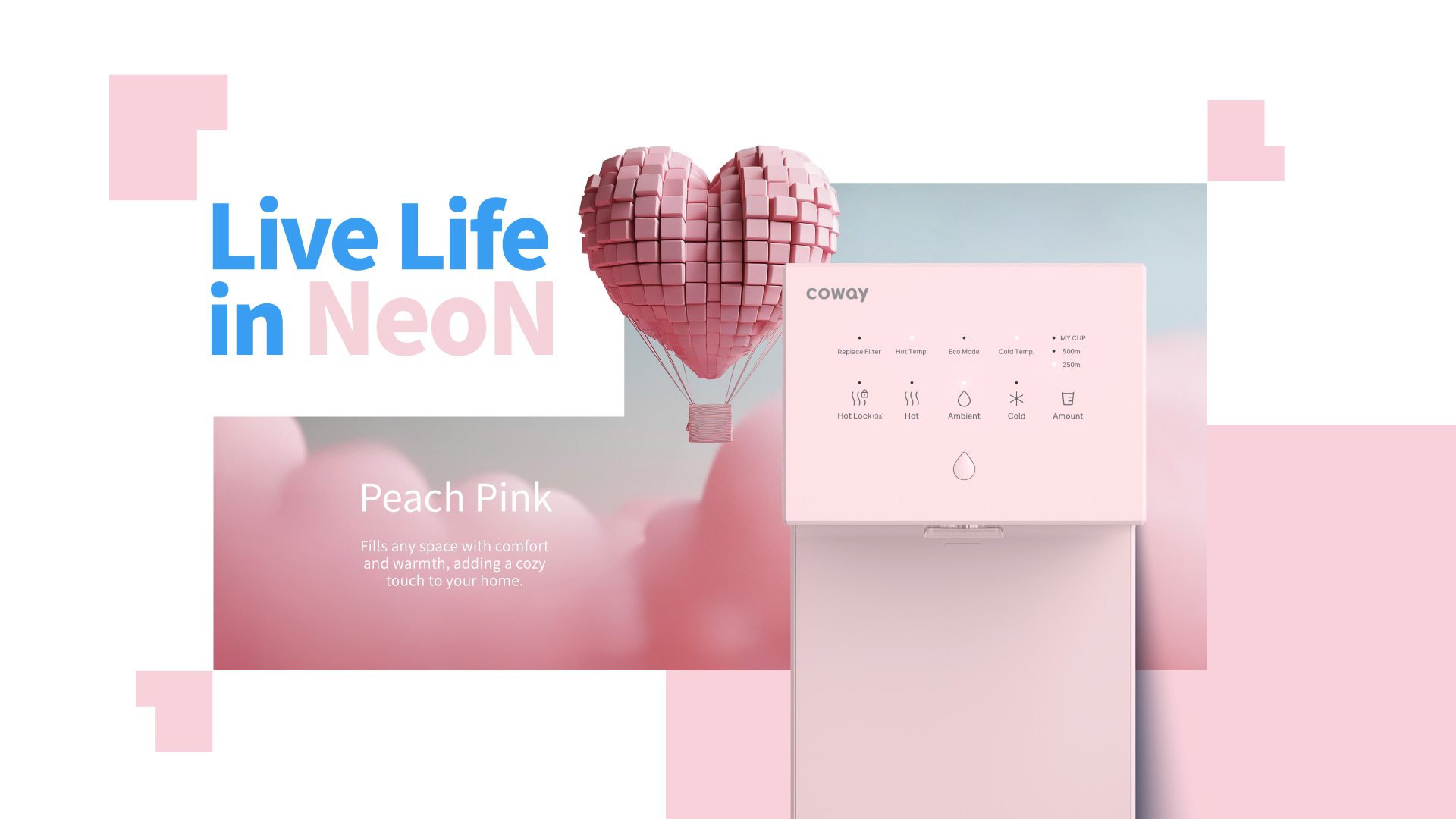 Live Life in NeoN, Peach Pink