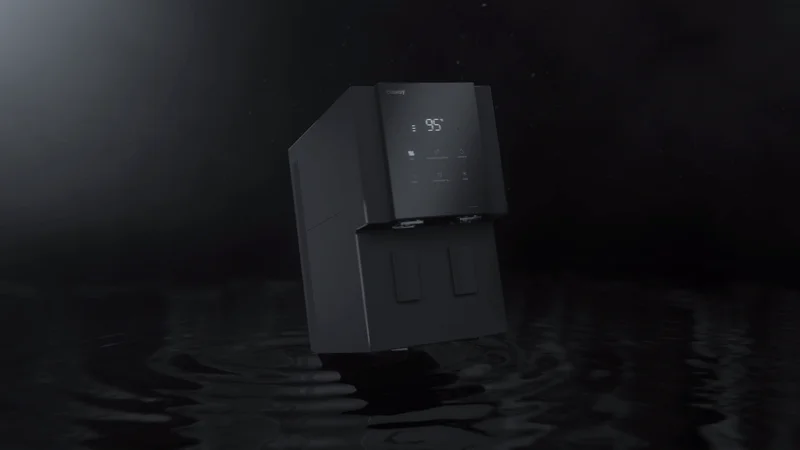 The Coway Villaem III floating above a still water surface