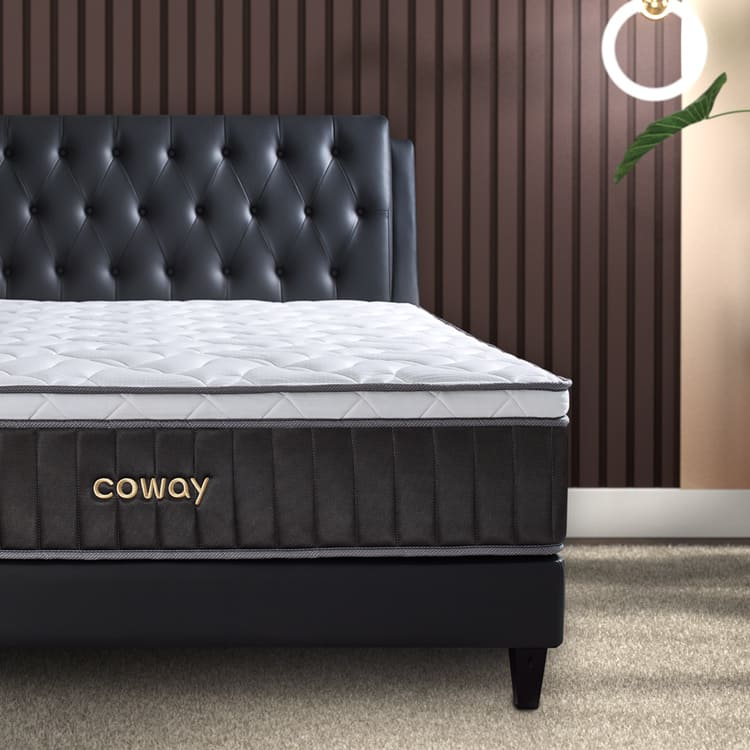 Prime II Series mattress in dark grey, full view