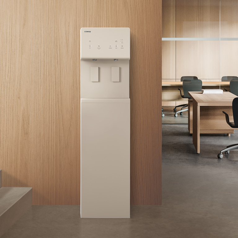 Coway Core Plus water purifier in an office