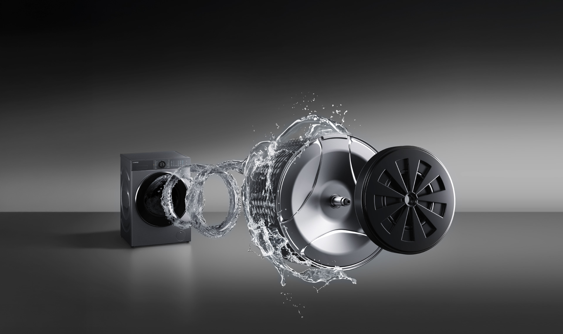 Direct drive inverter motor of the Coway Washer Dryer