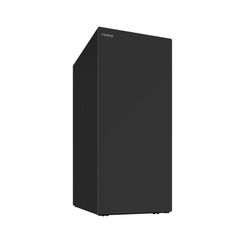 Coway Atrium in Pebble Gray, side angle