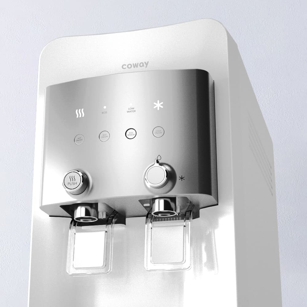 Coway Neo Plus buttons and faucet