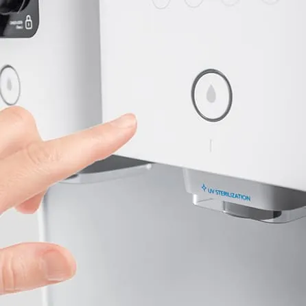 Coway Ombak water extraction button