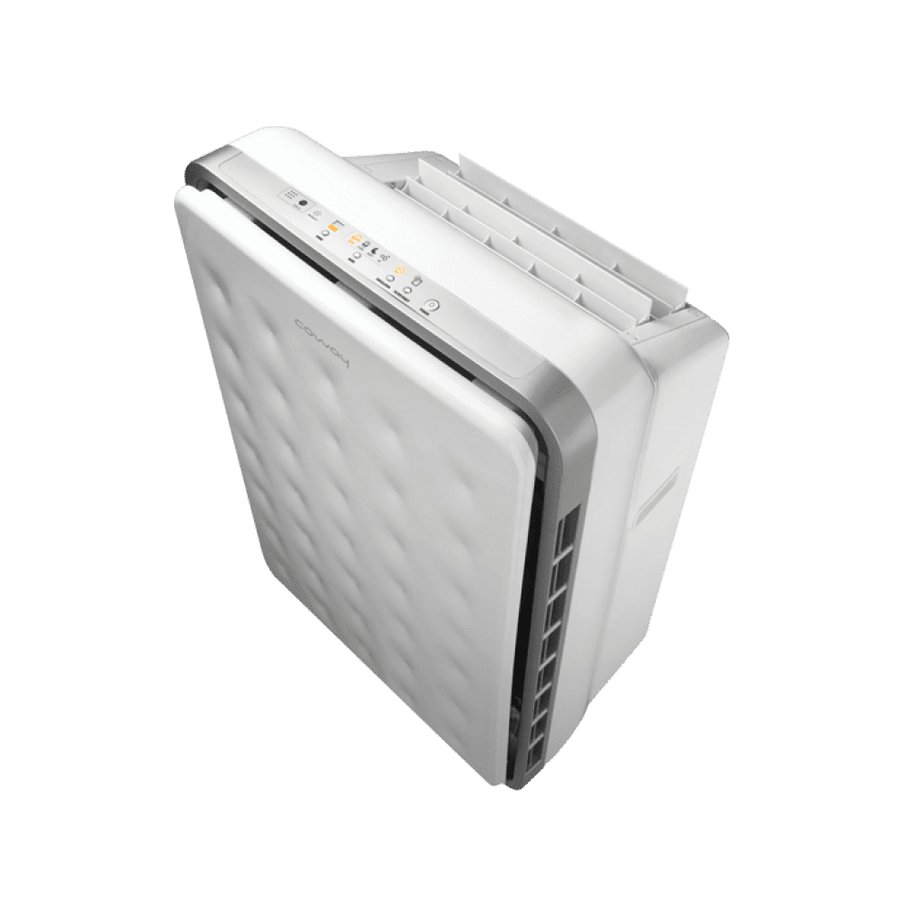 Coway Tuba air purifier, angled top view